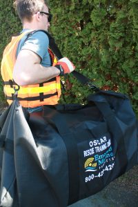Easily transport your OSCAR Water Rescue Training Dummy